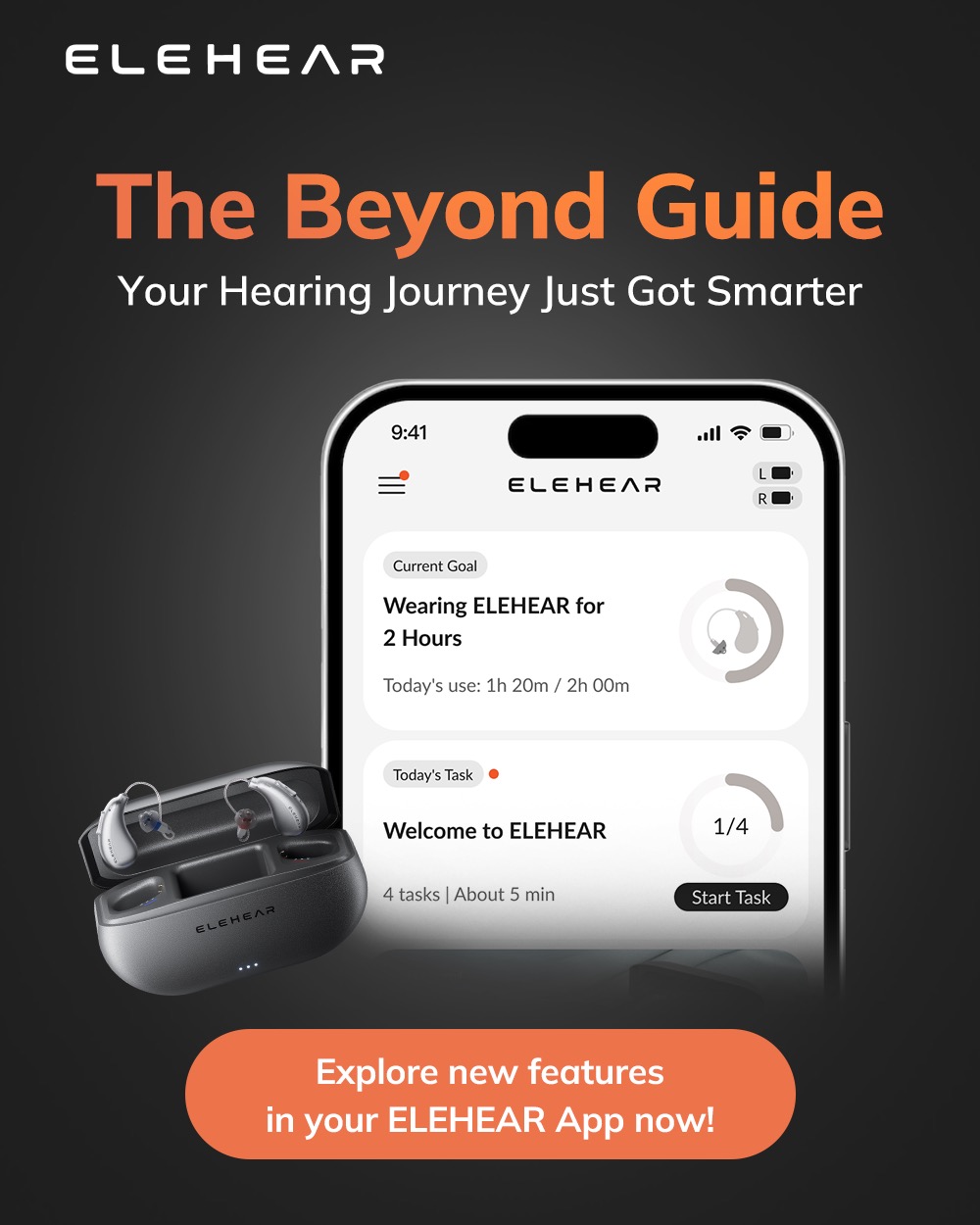 ELEHEAR App · 每日目标 & 任务打卡